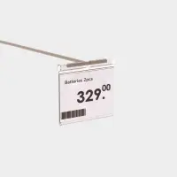 Ценникодержатель на крючок, откидной, 7&times;4 см, прозрачный