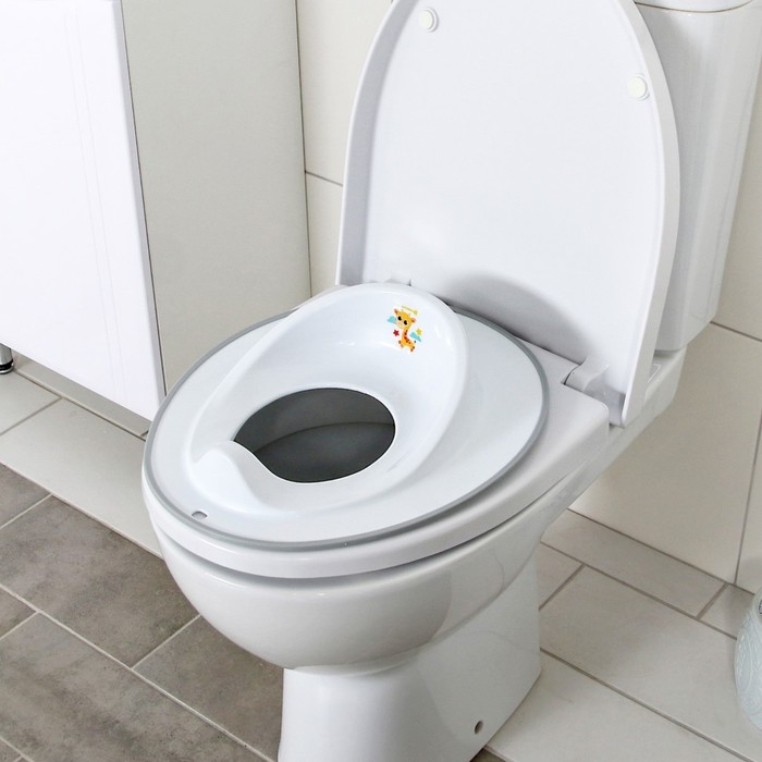 Детская накладка - сиденье на унитаз, цвет МИКС Детская накладка - сиденье на унитаз, цвет МИКС