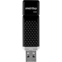 Флеш-память SmartBuy UFD 2.0 064GB Quartz series Black (SB64GBQZ-K)