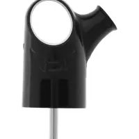 Вилка угловая с ушком TANGO, 16 А, 250 В, IP 20, с заземлением, черная, индивидуальная упаковка 1098