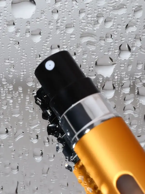 Атомайзер для парфюма, с распылителем, 10 мл, цвет золотистый