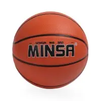 Мяч баскетбольный MINSA, клееный, 8 панелей, р. 6, PVC, бутиловая камера
