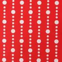 Пленка для цветов, "Бисер", красная, 57х57 см