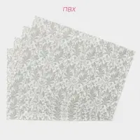 Салфетки сервировочные на стол Доляна, 4 шт., 45&times;30 см, серые