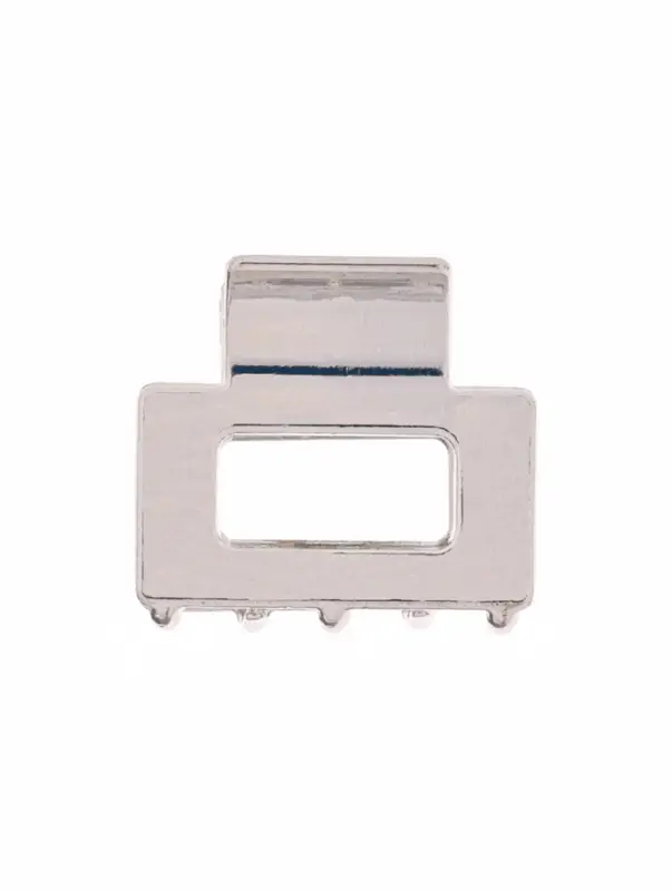 Крабик для волос &laquo;Брианна&raquo;, прямой, 2.5 см, серебристый