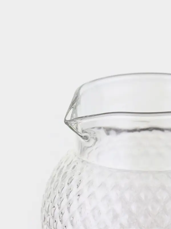 Кувшин Кувшин "Богема.Соты", черная ручка/крышка-сито, 16х11х23 см