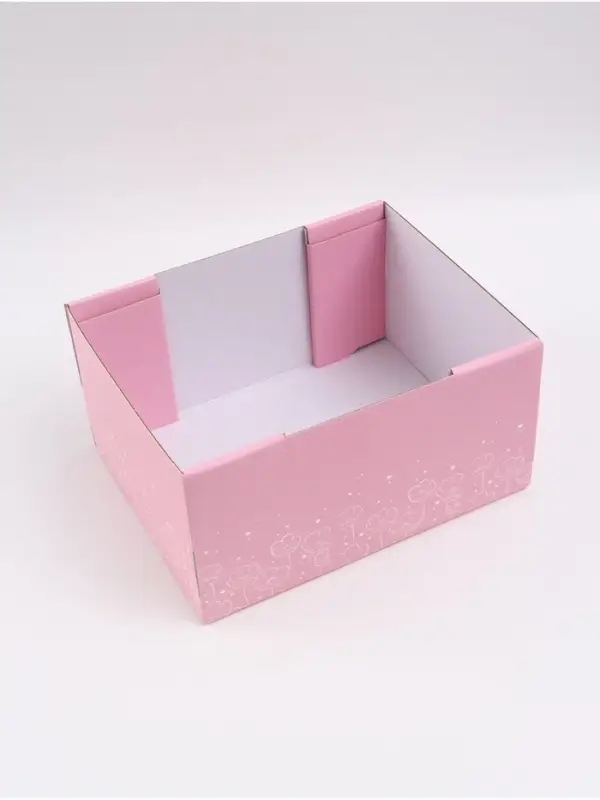 Коробка складная &laquo;Цветочный луг&raquo;, 31 х 25,6 х 16 см