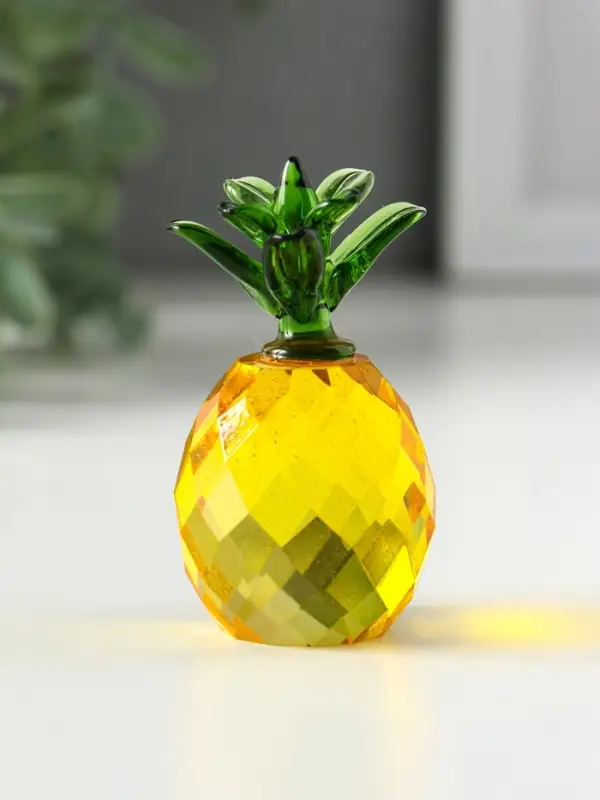 Фигурка стекло &laquo;Ананас&raquo;, 7.6&times;3.7&times;3.7 см