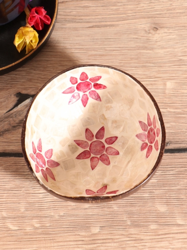 Чаша Чаша "Солнышко" 14х14х6 см, кокос