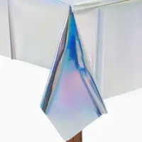 Скатерть одноразовая &laquo;Голография&raquo;, 137&times;274 см