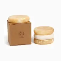Камни для СПА 6&times;8 желтоватый мрамор, 4 шт.