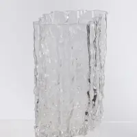 Ваза «Силвио», 20.5×15 см, стекло, прозрачная