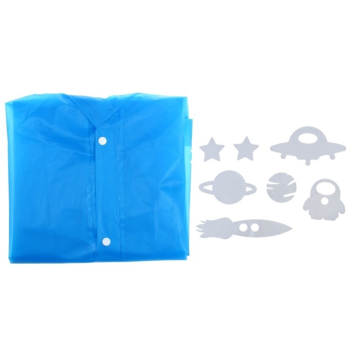 Дождевик «Космос» со светоотражающими наклейками, рост 120-160 см Дождевик «Космос» со светоотражающими наклейками, рост 120-160 см