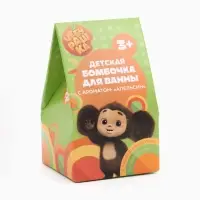 Бомбочка для ванны 40г в коробке, детская, Чебурашка