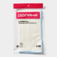 Салфетка для уборки Доляна &laquo;Люкс&raquo;, микрофибра, бамбук, 30&times;30 см, цвет МИКС