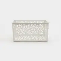 Корзинка для хранения без крышки Linden, 4.3 л, 29&times;19&times;9.5 см, светло-серый