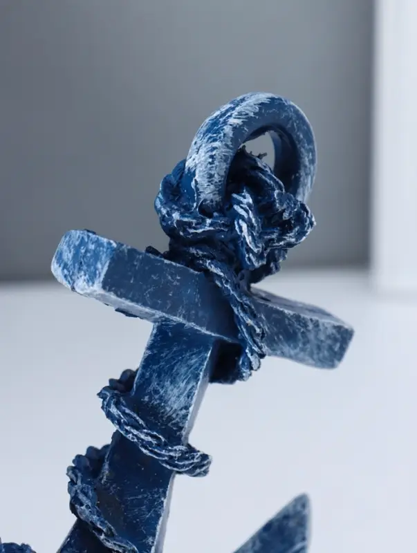 Сувенир интерьерный "Синий якорь" 6х17,2х15,5 см