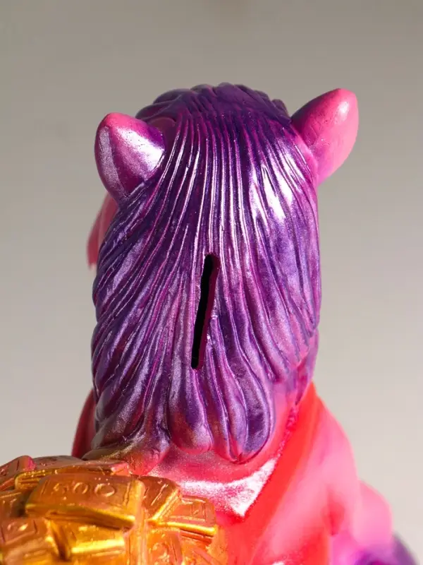 Копилка Копилка "Конь с деньгами" 21 см, розовый