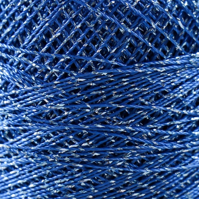 Пряжа Пряжа "Camelia" 70% полиэстер, 30% люрекс 190м/25±5гр (428 василек)