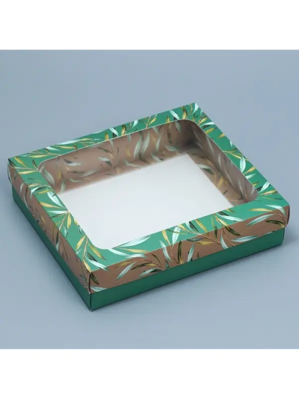 Коробка подарочная, упаковка, «Эко» , 23.5 х 20.5 х 5.5 см Коробка подарочная, упаковка, «Эко» , 23.5 х 20.5 х 5.5 см