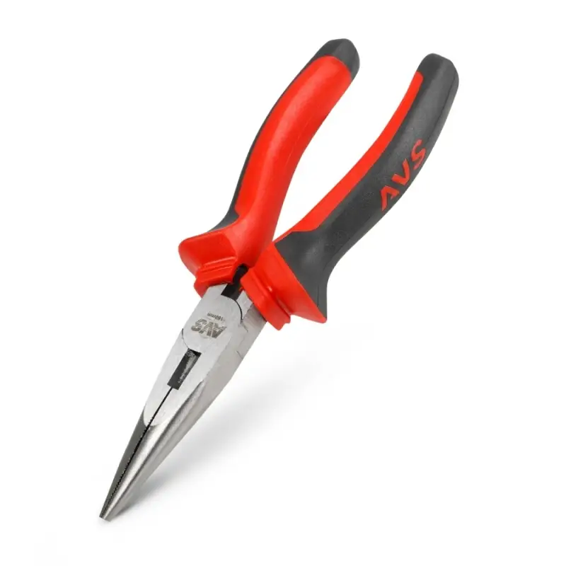 Длинногубцы прямые 160 мм AVS DLG0160-S
