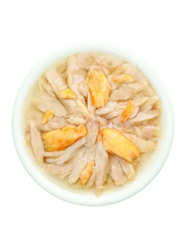 Влажный Корм Для Кошек Деревенские лакомства Тунец с лососем в нежном желе 70 гр