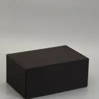 Коробка самосборная "Почтовая", черная, 40 х 27 х 18 см,