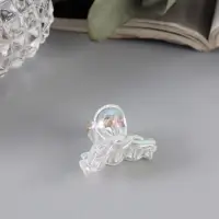 Крабики для волос Выбражулька &laquo;Аванти&raquo;, петельки, 2.5 см, набор 6 шт., прозрачные