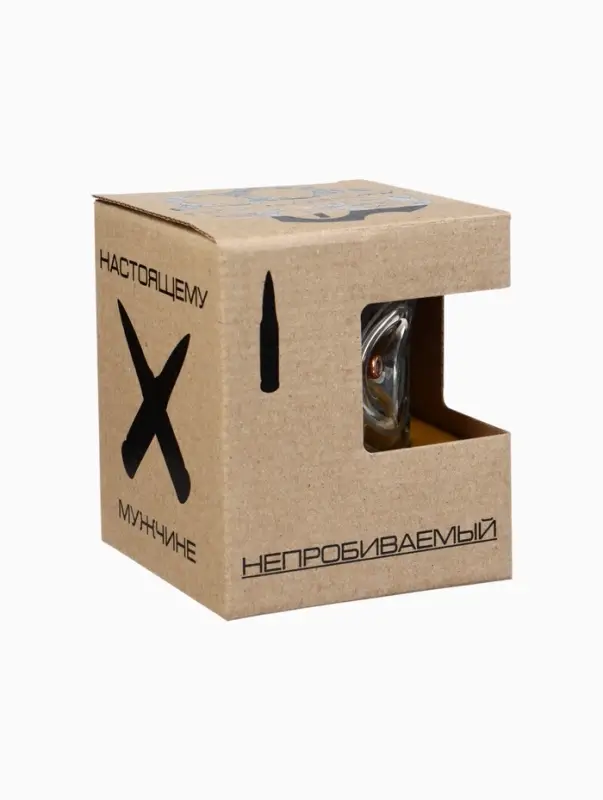 Стакан для виски с пулей &laquo;Непробиваемый&raquo;, 250 мл