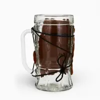 Кружка стеклянная пивная &laquo;Ёрш&raquo;, 500 мл