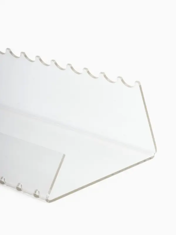 Подставка горизонтальная для ручек и карандашей 20 шт., 31.5&times;11&times;6 см, оргстекло 2 мм В ЗАЩИТНОЙ ПЛЁНКЕ