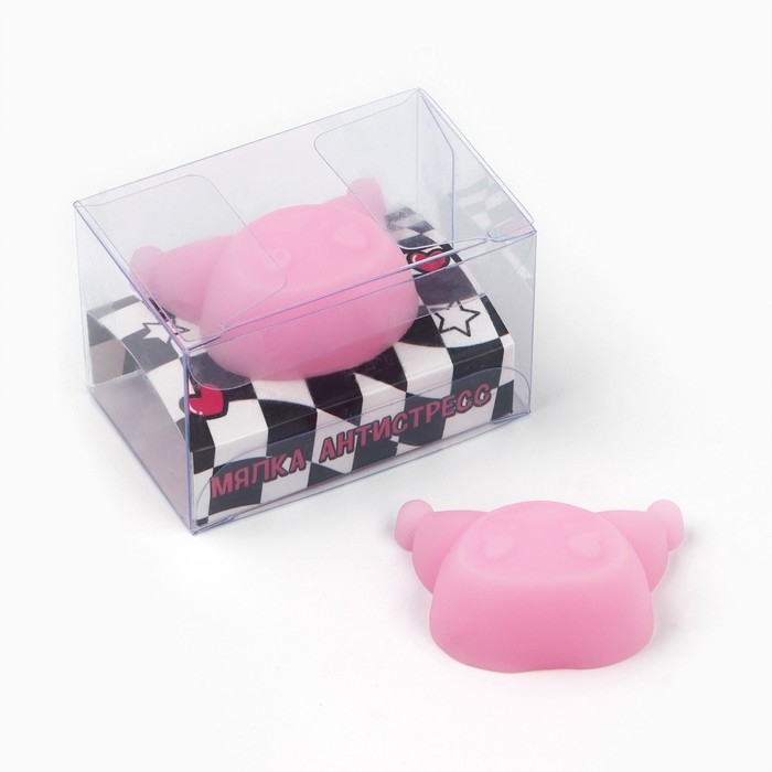 Мялка антистресс «Нахальный, но очаровательный», розовая, 4,4 х 3,5 см Мялка антистресс «Нахальный, но очаровательный», розовая, 4,4 х 3,5 см