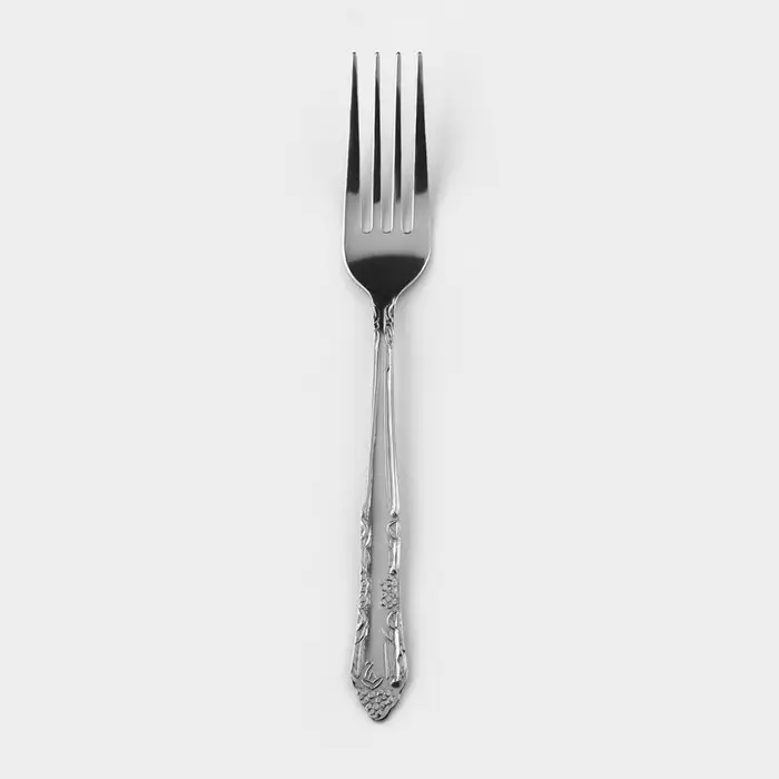 Вилка столовая Доляна «Соня», длина 18 см, толщина 1.2 мм, серебристая Вилка столовая Доляна «Соня», длина 18 см, толщина 1.2 мм, серебристая