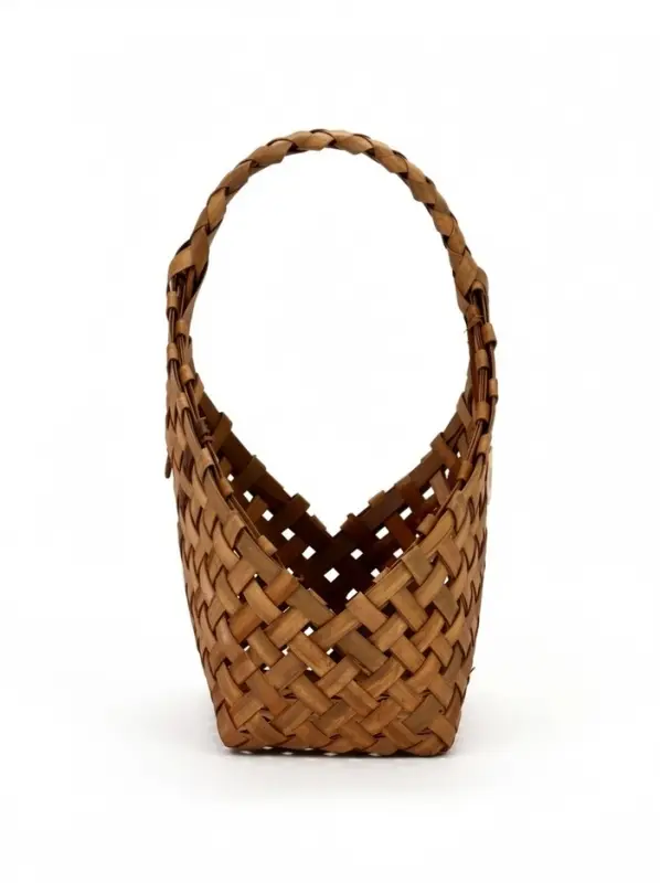 Корзина плетеная, 23&times;12&times;7&times;22/28 см, секвойя