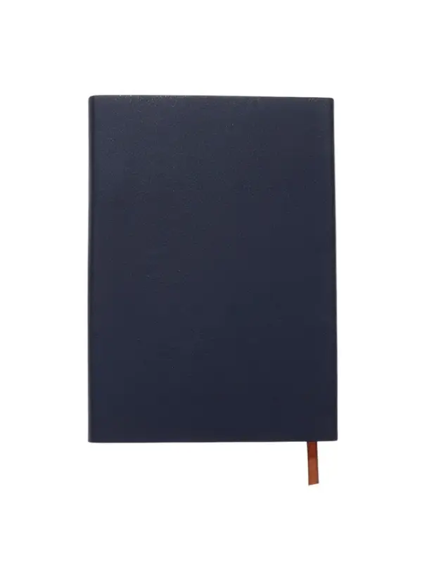 Ежедневник недатированный формат А5, с клапаном, 112л, линия, пвх, Синий Ежедневник недатированный формат А5, с клапаном, 112л, линия, пвх, Синий