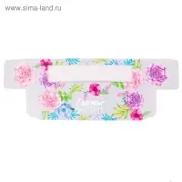 Коробка для макарун, кондитерская упаковка «Счастье внутри», 18 х 5.5 х 5.5 см