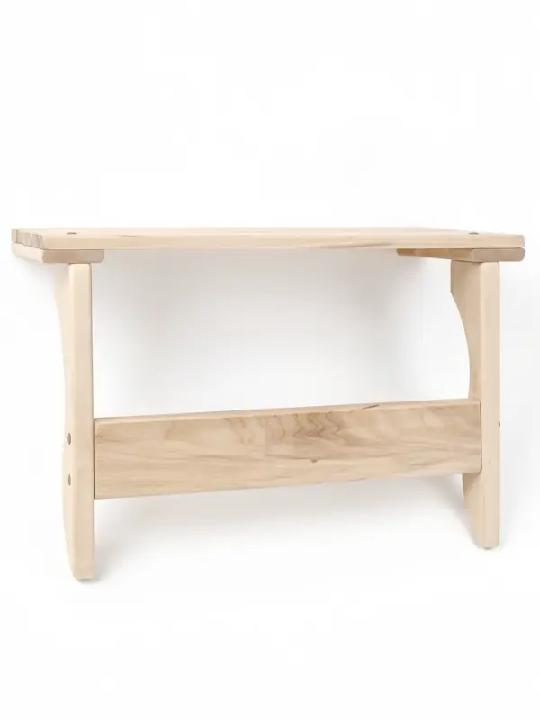 Полка - вешалка "Сосновская №2" 3 крючка 58х37х24 см