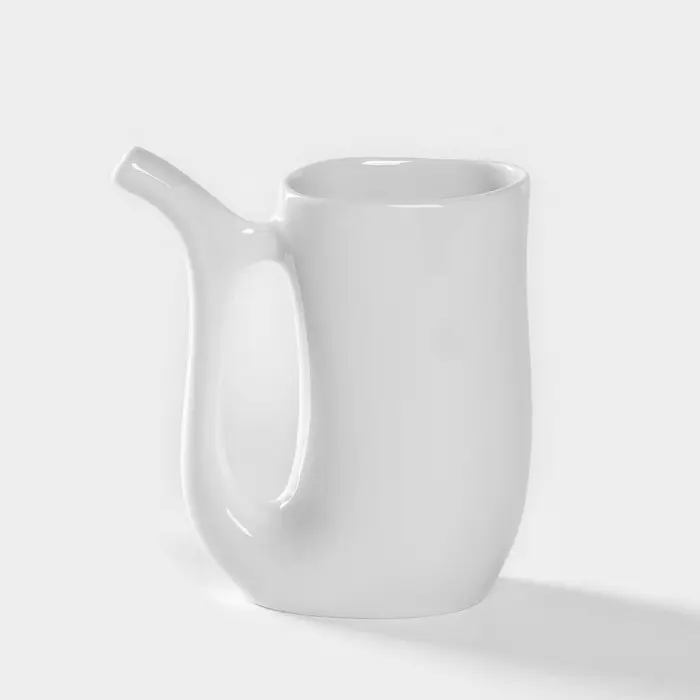 Кружка Добрушский завод &laquo;Бельё&raquo;, 230 мл, фарфор, белая