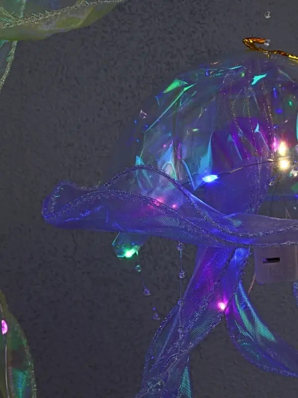 Набор светящихся медуз 2 шт ночник LED RGB 3хAG13 20х20х50 см Набор светящихся медуз 2 шт ночник LED RGB 3хAG13 20х20х50 см