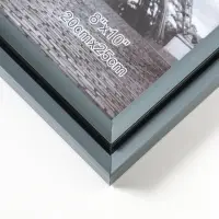 Фоторамка пластик 20х25 см "Остин" серый графит 23,5х18,5х1,5 см