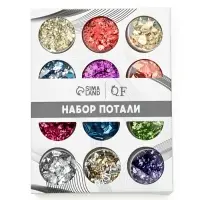 Поталь для декора ногтей &laquo;Ассорти&raquo;, 12 шт.