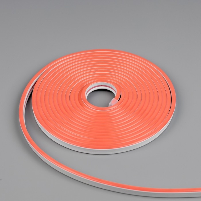 Гибкий неон Luazon Lighting 6 × 12 мм, IP65, 10 м, SMD2835, 120 LED/м, 12 В, свечение розовое Гибкий неон Luazon Lighting 6 × 12 мм, IP65, 10 м, SMD2835, 120 LED/м, 12 В, свечение розовое