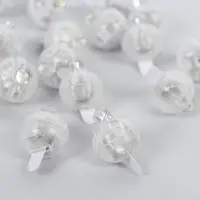 Светодиод для шара, круглый, белый, набор 20 шт.