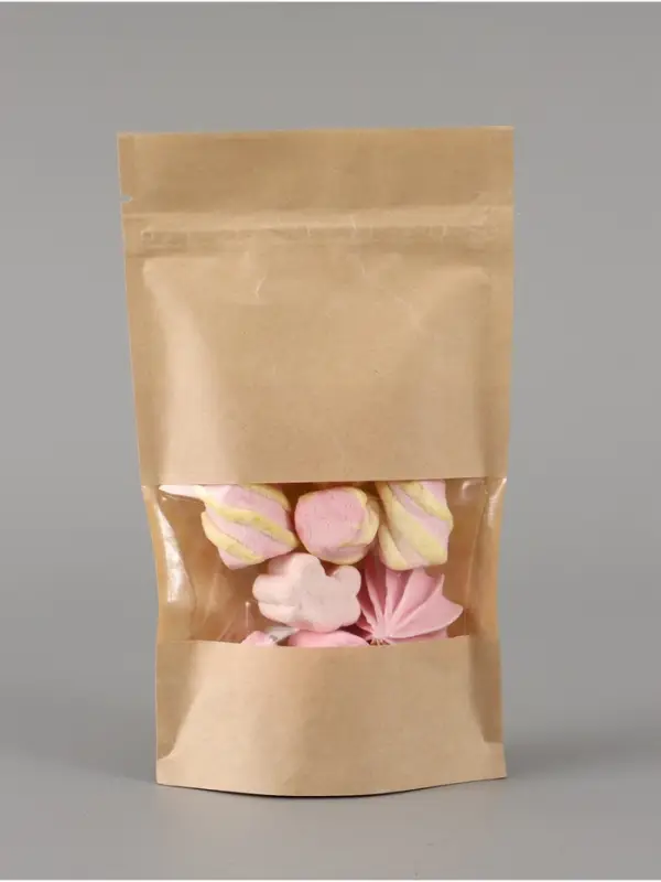 Дой пак бумажный с окном 110х185