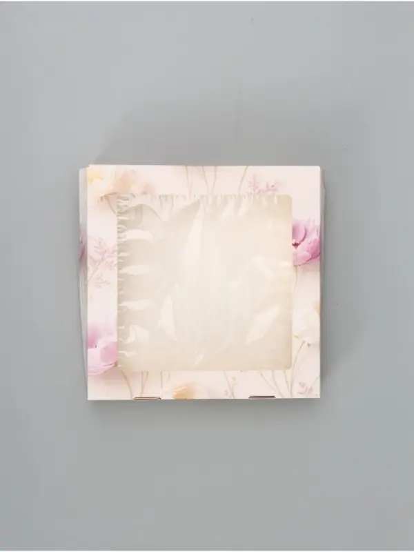 Коробка подарочная складная &laquo;С уважением и благодарностью&raquo;, 20&times;20&times;4 см, с окном