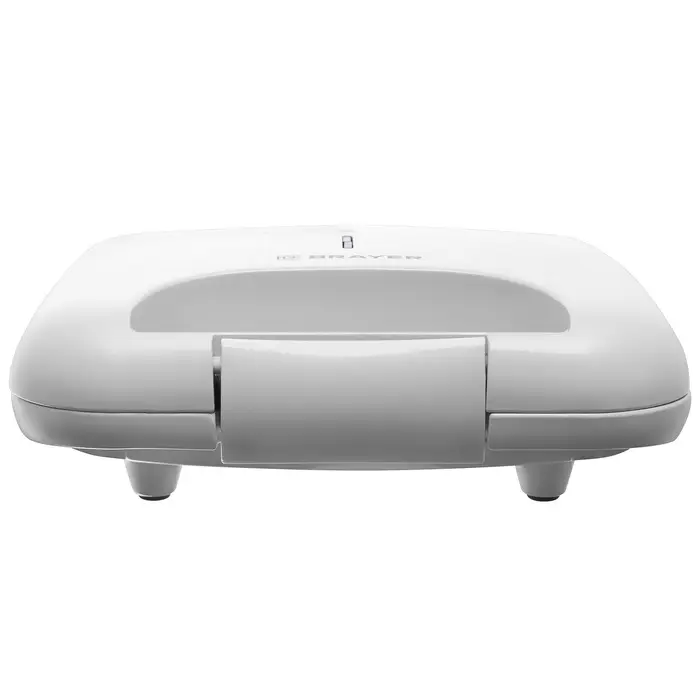 Сэндвичница BRAYER 2203BR-WH, 750 Вт, 22&times;12 см, антипригарное покрытие, белая