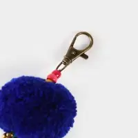 Брелок плетеный, 22 см, цв. синий Брелок плетеный, 22 см, цв. синий