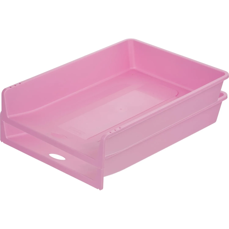 Лоток горизонтальный Attache Акварель розовый горизонтальный