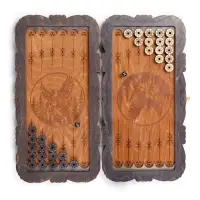 Нарды деревянные резные &laquo;Орёл&raquo;, настольная игра, 45&times;45 см