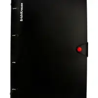 Тетрадь на кольцах ErichKrause Accent А4, 80 листов, в клетку, пластиковая обложка, на кнопке, 100% белизна, блок офсет, МИКС